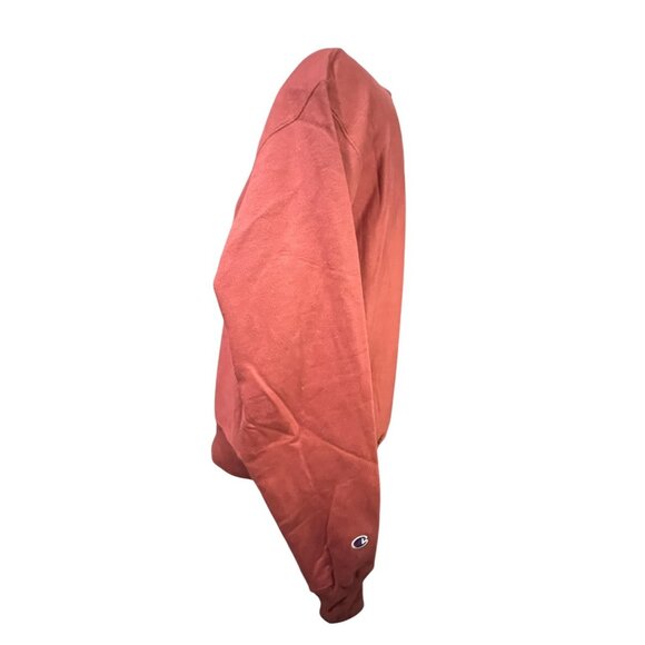 Champion Reverse Weave Crewneck Boyfriend Sweatshirt Sz Medium Womens Brown Mauv - Picture 3 of 10